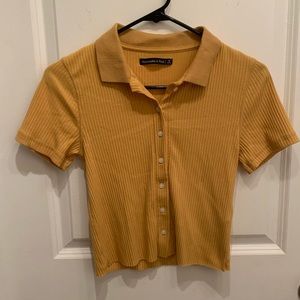 Abercrombie and Fitch cropped collard top